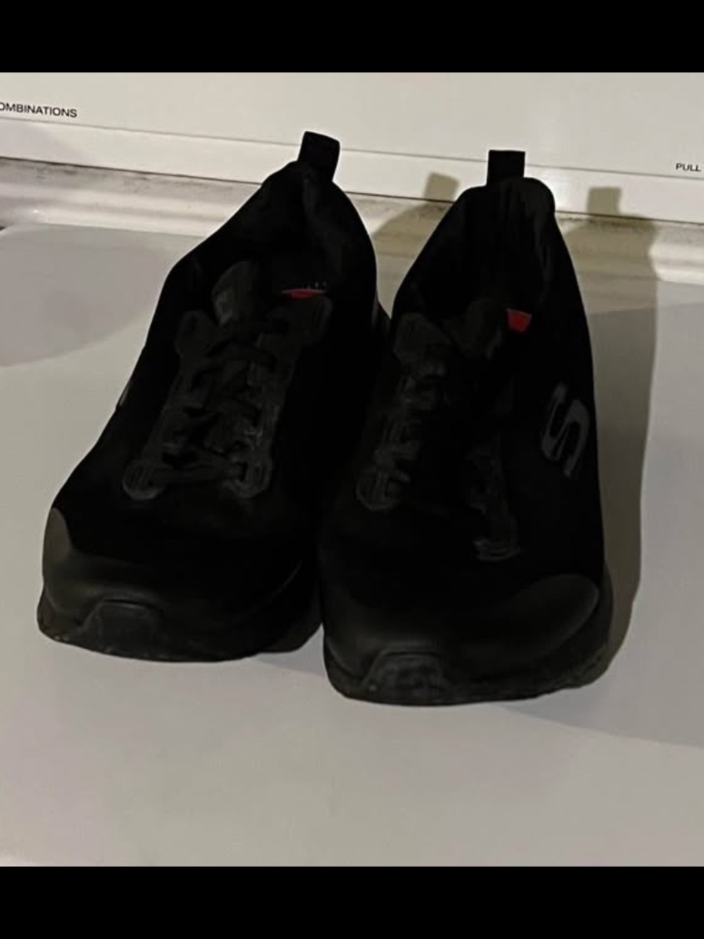 Skechers Women’s Black Work Slip-On Sneakers